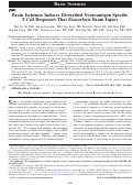 Cover page: Brain Ischemia Induces Diversified Neuroantigen-Specific T-Cell Responses That Exacerbate Brain Injury