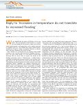 Cover page: Reply to ‘Increases in temperature do not translate to increased flooding’