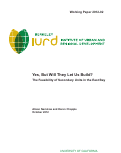 Cover page: Yes, But Will They Let Us Blind: The Feasibility of Secondary Units in the East Bay