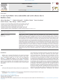 Cover page: A case of prosthetic valve endocarditis and aortic abscess due to Bacillus cereus.