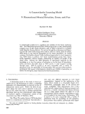 Cover page: A Connectionist Learning Model for 3-Dimenstional Mental Rotation, Zoom, and Pan