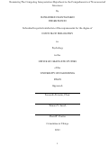 Cover page: Examining The Competing Interpretations Hypothesis in the Comprehension of Noncanonical Structures