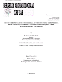 Cover page: Source Provenance of Obsidian Artifacts from Mesa Verde, Sand Canyon, Duckfoot, and Dolores Project Sites, Southwestern Colorado