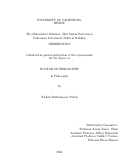 Cover page: The Minarchist’s Dilemma: How Status Preferences Undermine Libertarian Political Stability