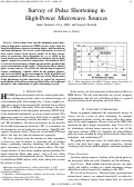 Cover page: Survey of pulse shortening in high-power microwave sources