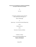 Cover page: Bayesian Network Methods for Modeling and Reliability Assessment of Infrastructure Systems