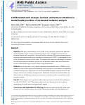 Cover page: COVID-Related Work Changes, Burnout, and Turnover Intentions in Mental Health Providers: A Moderated Mediation Analysis