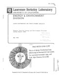 Cover page: LASER SPECTROSCOPY AND TRACE ELEMENT ANALYSIS Chapter from the Energy and Environment Division Annual Report 1980