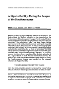 Cover page: A Sign in the Sky: Dating the League of the Haudenosaunee