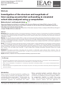 Cover page: Investigation of the structure and magnitude of time-varying uncontrolled confounding in simulated cohort data analyzed using g-computation