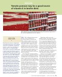 Cover page: Tomato pomace may be a good source of vitamin E in broiler diets