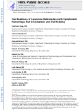 Cover page: Trial Readiness of Cavernous Malformations With Symptomatic Hemorrhage, Part II: Biomarkers and Trial Modeling.