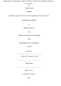 Cover page: Requirements for Developing an Ethical AI Policy Framework in Healthcare Research: A Case Study