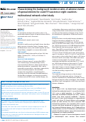 Cover page: Characterising the background incidence rates of adverse events of special interest for covid-19 vaccines in eight countries: multinational network cohort study