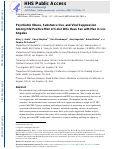 Cover page: Psychiatric Illness, Substance Use, and Viral Suppression Among HIV-Positive Men of Color Who Have Sex with Men in Los Angeles