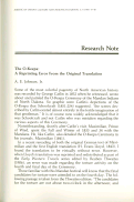 Cover page: Research Note: The O-Keepa: A Reprinting Error From the Original Translation