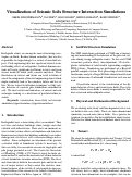Cover page: Visualization of Seismic Soil Structure Interaction Simulations