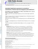 Cover page: Automated quantitative assessment of amorphous calcifications: Towards improved malignancy risk stratification