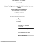 Cover page of Kalman Filtering from the Perspective of the Heisenberg Uncertainty Principle