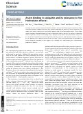 Cover page: Anion binding to ubiquitin and its relevance to the Hofmeister effects.