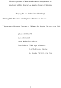 Cover page: Kernel regression of directional data with application to wind and wildfire data in Los Angeles County, California