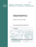 Cover page: Energy and IAQ Implications of Residential Ventilation Cooling: