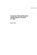 Cover page: Laboratory directed research and development FY2002 report