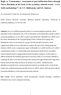 Cover page: Reply to "Commentary: Assessment of past infiltration fluxes through Yucca Mountain on the 
basis of the secondary mineral record-is it a viable methodology?", by Y.V. Dublyansky and S.Z. 
Smirnov