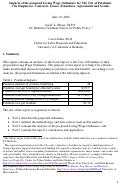 Cover page: Impacts of the Proposed Living Wage Ordinance for The City of Petaluma: City Employees, Contracts, Leases, Franchises, Agreements and Grants