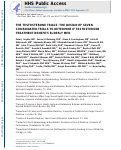 Cover page: The Testosterone Trials: Seven coordinated trials of testosterone treatment in elderly men