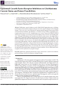 Cover page: Epidermal Growth Factor Receptor Inhibitors in Glioblastoma: Current Status and Future Possibilities.