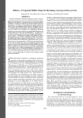 Cover page: Efficacy of Vegetated Buffer Strips for Retaining Cryptosporidium parvum