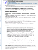 Cover page: Temporal relation of meniscal tear incidence, severity, and outcome scores in adolescents undergoing anterior cruciate ligament reconstruction