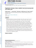 Cover page: Polyploidy in Xenopus lowers metabolic rate by decreasing total cell surface area.