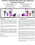 Cover page: The Blue-C Integrating Real Humans into a Networked Immersive Environment