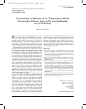 Cover page: Temperature Affects Thrombolytic Efficacy Using rt-PA and Eptifibatide, an In Vitro Study: Editorial Commentary on Meunier et al., 2012