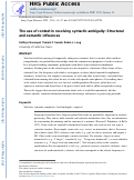 Cover page: The use of context in resolving syntactic ambiguity: structural and semantic influences