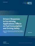 Cover page of Drivers’ Responses to Eco-driving Applications: Effects on Fuel Consumption and Driving Safety