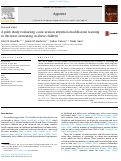 Cover page: A pilot study evaluating a one-session attention modification training to decrease overeating in obese children