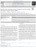 Cover page: Anti-CD19 CAR T-cell therapy remission despite prior anti-CD19 antibody Tafasitamab in relapsed/refractory DLBCL