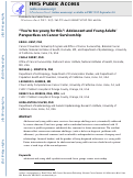 Cover page: “You’re too young for this”: Adolescent and Young Adults’ Perspectives on Cancer Survivorship