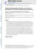 Cover page: Multifunctional nanomedicine with silica: Role of silica in nanoparticles for theranostic, imaging, and drug monitoring