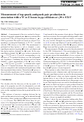 Cover page: Measurement of top quark-antiquark pair production in association with a W or Z boson in pp collisions at [Formula: see text][Formula: see text].