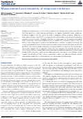 Cover page: Measurement and Reliability of Response Inhibition