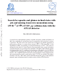 Cover page: Search for squarks and gluinos in final states with jets and missing transverse momentum using 139 fb−1 of s = 13 TeV pp collision data with the ATLAS detector