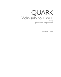Cover page: Quark