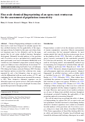 Cover page: Fine-scale chemical fingerprinting of an open coast crustacean for the assessment of population connectivity