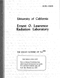 Cover page: THE DECAY SCHEME OF Fm255