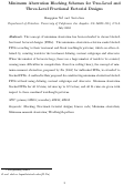 Cover page: Minimum Aberration Blocking Schemes for Two-Level and Three-Level Fractional Factorial Designs