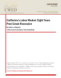 Cover page: California’s Labor Market: Eight Years Post-Great-Recession